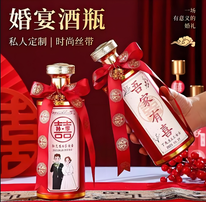 婚宴定制酒案例
